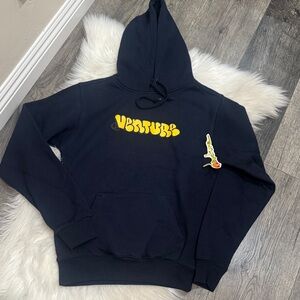 💙VENTURE THROW HOODIE (NAVY)